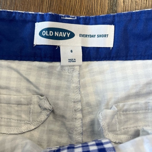 Old Navy plaid everyday shorts SZ 6 - Picture 4 of 4